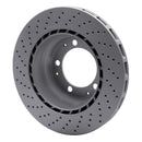 DFC 78-89 Porsche 911/930 Left Rear Drilled GeoSPEC Coated Rotor