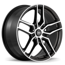Konig Intention 16x7.5 5x108 ET45 Gloss Black / Machine Face
