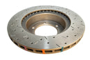 DBA 7/96+Toyota Landcruiser 90 Series Front Drilled & Slotted 4000 Series Rotor