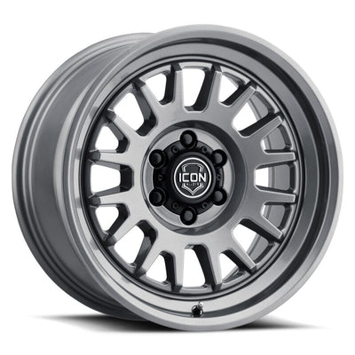 ICON Anza 17x8.5 / 5x150 / 25mm / 5.75in BS Gun Metal Wheel