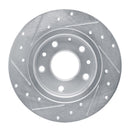 R1 19-25 Mazda 3 Sport Front & Rear Drilled & Slotted Silver Brake Rotor Set