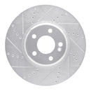 R1 15-23 Mercedes-Benz C300 Front & Rear Drilled & Slotted Silver Brake Rotor Set