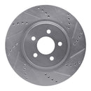 R1 94-04 Ford Mustang Front & Rear Drilled & Slotted Silver Brake Rotor Set