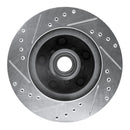 R1 78-90 Buick Electra Front Drilled & Slotted Silver Brake Rotor Set