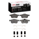 DFC 99-09 Volvo S80/S60/S70/V70/XC70 Rear 5000 Advanced Low Metallic Brake Pads and Hardware Kit