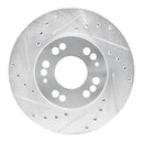 R1 91-99 Dodge Stealth Front & Rear Drilled & Slotted Silver Brake Rotor Set