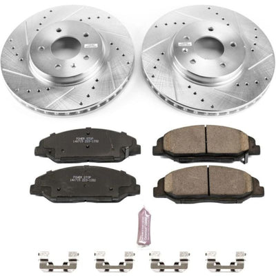 Power Stop 09-11 Cadillac STS Front & Rear Z23 Evolution Sport Brake Kit