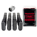 McGard 8 Lug Hex Install Kit w/Locks (Cone Seat Nut) M14X2.0 / 13/16 Hex / 2.25in. Length - Black