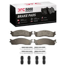DFC 03-08 Dodge Ram 4000 (Mexico) Front 5000 Advanced Semi Metallic Brake Pads and Hardware Kit