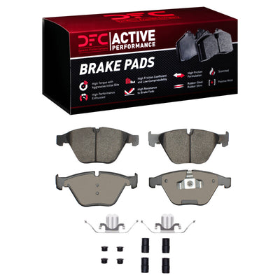 DFC 07-15 BMW X1 (Mexico) Front Active Performance Pads and Hardware Kit