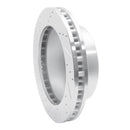 R1 99-05 Ford F-250 4WD (Super Duty) Front Right Drilled & Slotted Silver Brake Rotor