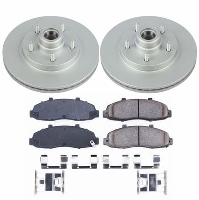 Power Stop 99-00 Ford F-150 Front & Rear Z17 Evolution Geomet Coated Brake Kit