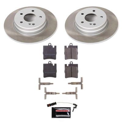 Power Stop 00-03 Mercedes-Benz CLK430 Front and Rear Semi-Coated Rotor Kit
