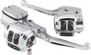 Bikers Choice 96-06 Big Twin 96-03XL With 11/16 Bore Master Cylinder Chrome Handlebar Control Kit