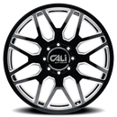 Cali Off-Road 9115D Invader Dually 24x8.25 / 8x210 BP / 115mm OS / 154.2mm Hub Gls Blk Mill Wheel