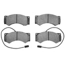 DFC 87-91 Iveco Euro Turbo Range 10-14 Front Heavy Duty Pads - Semi Metallic