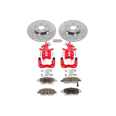 Power Stop 03-07 Honda Accord Front & Rear Z26 Street Warrior Brake Kit w/Calipers