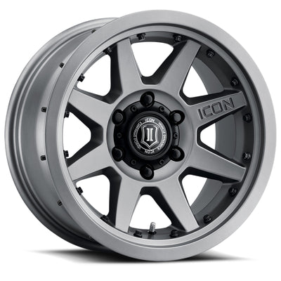 ICON Rebound Pro 17x8.5 / 5x5.5 / 0mm / 4.75in BS Titanium Wheel