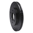 R1 02-06 Ford Expedition Front Left Drilled & Slotted Black Brake Rotor