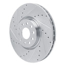 R1 18-25 Volkswagen Atlas Front & Rear Drilled & Slotted Silver Brake Rotor Set