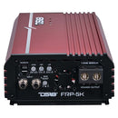 DS18 1-Channel Amp Class D Full-Range Monoblock 5000 Watts RMS/1ohm DPIV1/0 Terminals Included Red