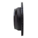 R1 15-20 Chevrolet Colorado Rear Right Drilled & Slotted Black Brake Rotor