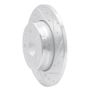 R1 98-03 Mercedes-Benz E320 Rear Right Drilled & Slotted Silver Brake Rotor