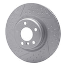 DFC 12-20 BMW 230i xDrive Rear GeoSPEC Coated Rotor - Dimpled and Slotted