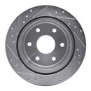R1 99-07 Chevrolet Silverado 1500 HD Front & Rear Drilled & Slotted Silver Brake Rotor Set