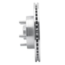 R1 82-87 Volvo 740 Front Left Drilled & Slotted Silver Brake Rotor
