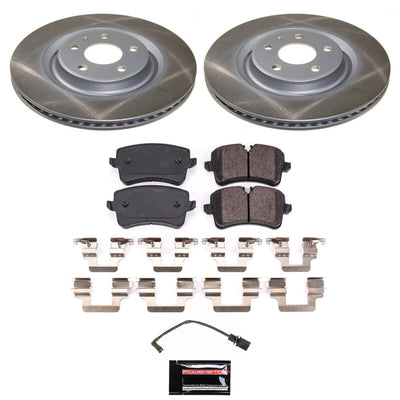Power Stop 12-13 Audi A6 Front and Rear Semi-Coated Rotor Kit