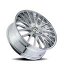 Kraze KR185 Double Down 20x8.5 / 5x108/114.3 BP / 38mm Offset / 73mm Hub Chrome Wheel