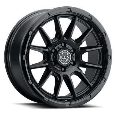 ICON Alloys Cajon 20x9 / 6x135 / 16mm / 5.625in BS Double Black Wheel