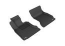 3D MAXpider 2015-2020 BMW 5 Series F10 Kagu 1st & 2nd Row Floormats - Black