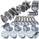 Eagle Chevy 350 1Pc 3.750in Crank 5.700in I-Beam Rod 4.030in Pistons Eagle 153 Tooth FP Bal Assembly