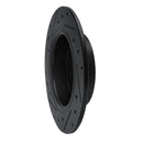 R1 2016-2025 Honda HR-V Rear Right Drilled & Slotted Black Brake Rotor
