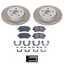 Power Stop 2010 Buick Allure Front and Rear Semi-Coated Rotor Kit