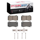 DFC 05-23 Chrysler 300 Front & Rear Drill/Slot Geoperf Rotors Euro 5000 Ceramic Pads w/Hardware