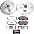 Power Stop 16-17 Subaru Crosstrek Front & Rear Z26 Street Warrior Brake Kit