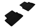 3D MAXpider 2013-2015 Chevrolet Malibu Kagu 1st & 2nd Row Floormats - Black