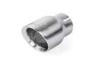 APR Double-Walled 3.5in Slash-Cut Tips - Brushed Silver - Set of 2