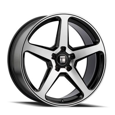 Touren 3296 TF96 20x9 / 5x120 BP / 35mm Offset / 72.56mm Hub Gloss Black Machined Wheel