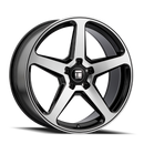 Touren 3296 TF96 20x9 / 5x112 BP / 35mm Offset / 66.6mm Hub Gloss Black Machined Wheel