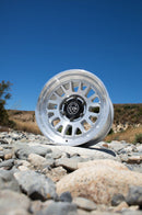 ICON Anza 17x8.5 / 6x5.5 / 0mm / 4.75in BS Silver Machined Wheel