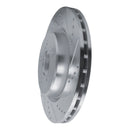 R1 2021-2025 Acura TLX Front Right Drilled & Slotted Silver Brake Rotor