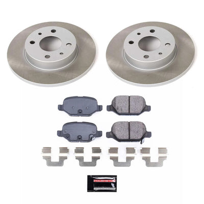 Power Stop 12-17 Fiat 500 Front and Rear Semi-Coated Rotor Kit
