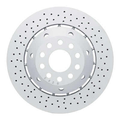 DFC 03-04 Audi RS6 Left Rear Drilled Hi-Carbon Alloy Geomet Coated Rotor
