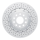 DFC 03-04 Audi RS6 Left Rear Drilled Hi-Carbon Alloy Geomet Coated Rotor