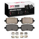 DFC 08-12 Chrysler Town & Country (Van) Rear Drill/Slot Geoperf Rotors 5000 Advanced Pads w/Hardware