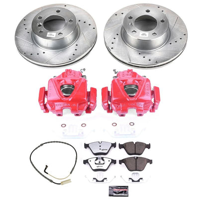 Power Stop 09-10 BMW 328i xDrive Front & Rear Z26 Street Warrior Brake Kit w/Calipers